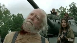 The Walking Dead Hershel Death Scene HD [upl. by Will431]