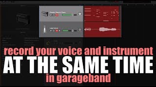 How To Multi Track Record In GarageBand GarageBand Tutorial [upl. by Agni]