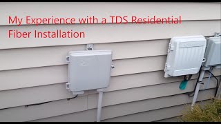 TDS Fiber Internet Installation Experience Residential [upl. by Alial26]