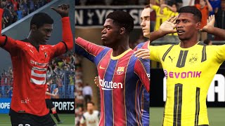 OUSMANE DEMBELE IN EVERY FIFA 1621 [upl. by Nailluj852]