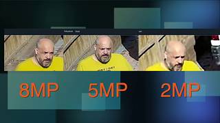 CCTV Camera 2 5 and 8 Megapixel 4K comparison [upl. by Oivatco]