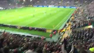 Celtic Fans singing  Were glasgow Celtic [upl. by Merwin909]