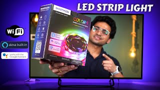 RGB Smart LED Strip Light With WiFi Alexa Google Assistant 🔥 SmartMesh LED Strip Light 🤩 [upl. by Leanahtan]