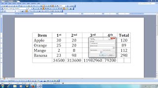 How to Do Calculation in MS Word [upl. by Krystyna]