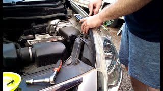 Hyundai i20 2008  2012 headlamp removal and refitting [upl. by Silda]