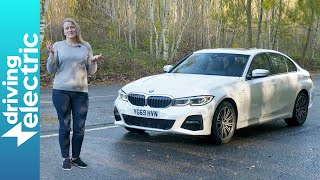 BMW 330e review – DrivingElectric [upl. by Ikcim]