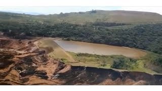 Brumadinho Brasil Dam Collapse  During and after collapse footages [upl. by Alilad]