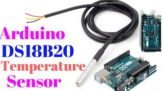 Arduino DS18B20 temperature sensor tutorial [upl. by Hudgens272]