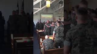 Bless the Lord o my soul  Marines sing worship [upl. by Wakeen385]