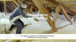 Tilläggsisolera med ISOVER InsulSafe® lösull [upl. by Amuwkuhc]