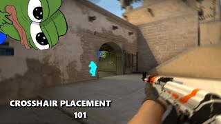 Crosshair Placement Tricks  Aiming Just Became A LOT Easier   CSGO [upl. by Nomelihp]