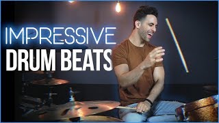 3 IMPRESSIVE Drum Beats Try These  Drum Lesson  Drum Beats Online [upl. by Youngran]