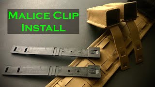 Malice Clip Installation  Tactical Tailor esstac KYWIs TRex Arms Orion Belt [upl. by Suoivatra]