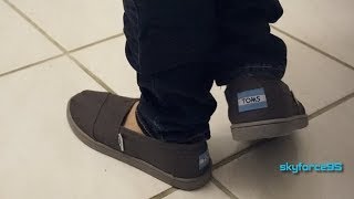 TOMS Alpargata Classic Canvas Slipons Review [upl. by Norrad]