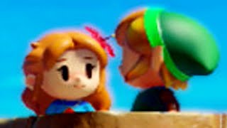 Zelda Links Awakening Switch  Special Link amp Marin Interactions [upl. by Helsa]