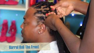 Barrel Rolls amp Twists  DreadLock Style For Men [upl. by Allimak980]