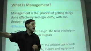 Principles of Management  Lecture 01 [upl. by Ytsud]