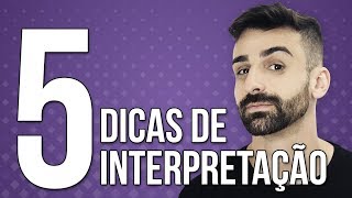 5 DICAS DE INTERPRETAÇÃO DE TEXTO  Prof Felipe Moraes [upl. by Htebarual]