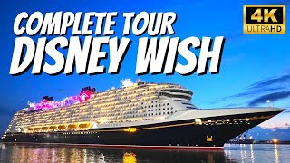 DISNEY WISH FULL SHIP TOUR amp WALKTHROUGH IN 4K [upl. by Rohpotsirhc429]