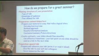 How to Give a Great Science Seminar [upl. by Czarra]