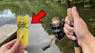 Panther Martin Spinners Catch EVERYTHING Pond Fishing [upl. by Oiuqise]