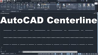 How to Draw Center line in AutoCAD [upl. by Huxham105]