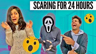 Scaring My Brother amp Sister for 24 Hours  Rimorav Vlogs [upl. by Moss]