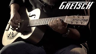 Gretsch G9201 Honey Dipper Metal Resonator Guitar  Featured Demo  Gretsch Guitars [upl. by Riggins]