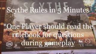 Learn How to Play Scythe in 5 Minutes [upl. by Stanislas268]