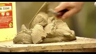 How to Lay Bricks Part 2 Mixing The Mortar [upl. by Froma]