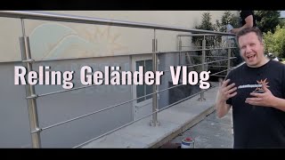 RelingGeländer Edelstahl  Montage Vlog  JPSMetallTV [upl. by Omsoc]