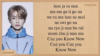 NCT U  Know Now Easy Lyrics [upl. by Lledualc]