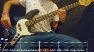 Skillet  Monster Bass Cover Tabs [upl. by Arimihc]