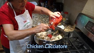 Italian Grandma Makes Chicken Cacciatore [upl. by Heimer]