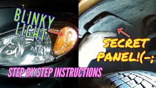 PT Cruiser Signal Light bulb Change in depth [upl. by Tarrance]