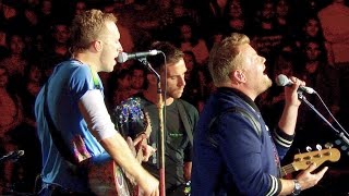 Coldplay  Nothing Compares 2 U Live in LA w James Corden [upl. by Femmine]