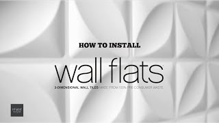 How Do I Install 3D Wall Panels How To Install 3D Wall Panels  Explained [upl. by Aufa912]