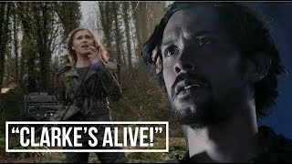 BELLARKE  5X03 AU  Bellamy HEARS Clarkes radio call [upl. by Eillehs]