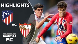 Atletico Madrid vs Sevilla  LALIGA Highlights  ESPN FC [upl. by Merp9]