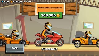 Hill Climb Racing 2  SUPERBIKE Update GamePlay Walkthrough [upl. by Petta]