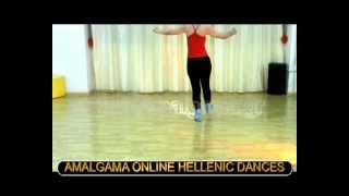 ZORBA THE GREEK SYRTAKI DANCE LESSON Part 1teacher Maria Athanassiadou Greece [upl. by Venditti]