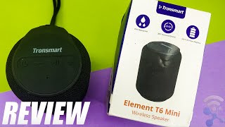 Tronsmart Element T6 Mini 15W Bluetooth Speaker Review [upl. by Agbogla]