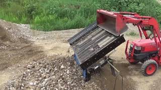 Topsoil Screener Screening Dirt Model SLG 68V [upl. by Suoivatra]