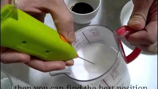 How To Make Latte Art with Mini Milk Frother [upl. by Kraus]