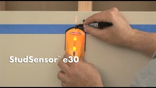 How to Use a Zircon StudSensor e30 Edge Finding Stud Finder [upl. by Bunnie]