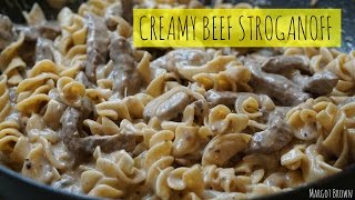 Creamy Beef Stroganoff  Margot Brown [upl. by Felicidad130]