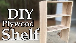 DIY Plywood Shelves using Pocket Holes [upl. by Annairt]