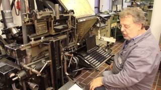 Linotype  Offizin Alpirsbach [upl. by Anen837]