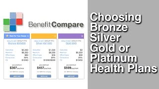 Choosing Bronze Silver Gold or Platinum Health Plans NEW [upl. by Donella]