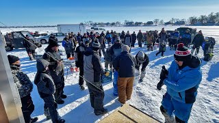 My First PRO Ice Fishing Tournament [upl. by Clifton]